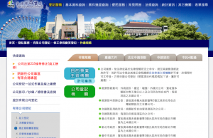 台北市商業處-有限公司登記