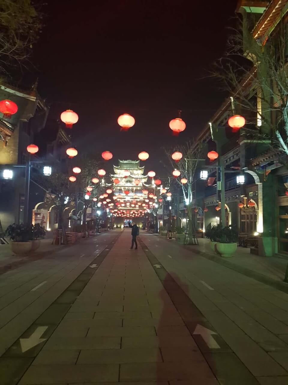 大陸平潭海壇古城夜景