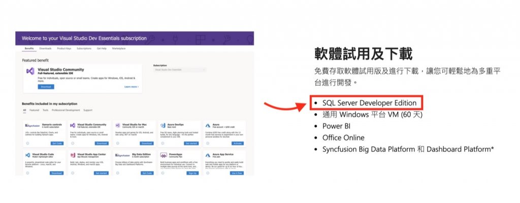 Visual Studio Community 功能齊全且可擴充的免費 IDE，可用於建立 Android 版、iOS 版和 Windows 版的現代化應用程式，以及 Web 應用程式和雲端服務。